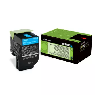 Lexmark 80C2HCE - toner, cyan (azurový) Lexmark 80C2HCE - toner, cyan (azurový)