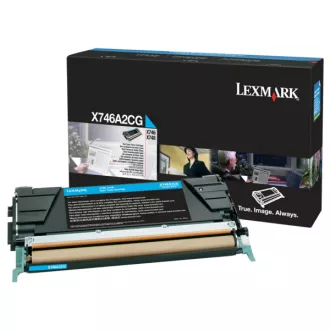 Lexmark X746A2CG - toner, cyan (azurový) Lexmark X746A2CG - toner, cyan (azurový)
