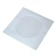 Obálka na 1 ks CD, papír, bílá, s okénkem