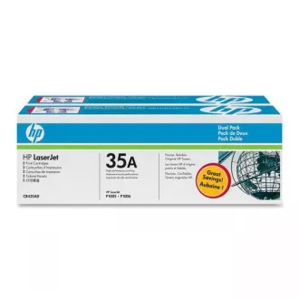 HP 35A (CB435AD) - toner, black (černý) 2ks HP 35A (CB435AD) - toner, black (černý) 2ks