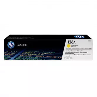HP 126A (CE312A) - toner, yellow (žlutý) HP 126A (CE312A) - toner, yellow (žlutý)