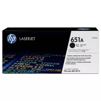 HP 651A (CE340A) - toner, black (černý) HP 651A (CE340A) - toner, black (černý)