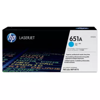HP 651A (CE341A) - toner, cyan (azurový)