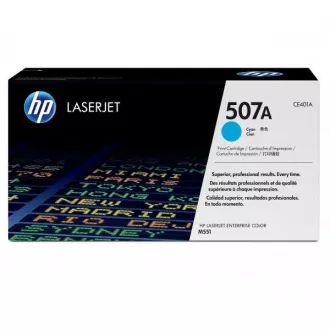 HP 507A (CE401A) - toner, cyan (azurový) HP 507A (CE401A) - toner, cyan (azurový)