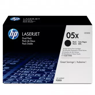 HP 05X (CE505XD) - toner, black (černý) 2ks HP 05X (CE505XD) - toner, black (černý) 2ks
