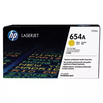 HP 654A (CF332A) - toner, yellow (žlutý) HP 654A (CF332A) - toner, yellow (žlutý)