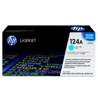 HP 124A (Q6001A) - toner, cyan (azurový)