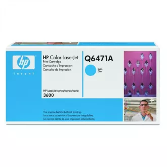 HP 502A (Q6471A) - toner, cyan (azurový) HP 502A (Q6471A) - toner, cyan (azurový)