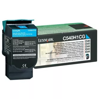 Lexmark C540H1CG - toner, cyan (azurový) Lexmark C540H1CG - toner, cyan (azurový)