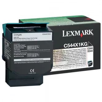 Lexmark C544X1KG - toner, black (černý) Lexmark C544X1KG - toner, black (černý)