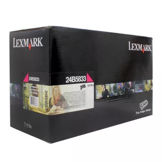 Lexmark 24B5833 - toner, magenta (purpurový) Lexmark 24B5833 - toner, magenta (purpurový)