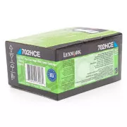 Lexmark 70C2HCE - toner, cyan (azurový)