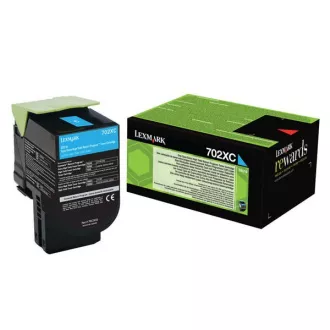Lexmark 70C2XC0 - toner, cyan (azurový) Lexmark 70C2XC0 - toner, cyan (azurový)