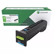 Lexmark 72K2XC0 - toner, cyan (azurový)