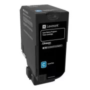 Lexmark 74C20C0 - toner, cyan (azurový)