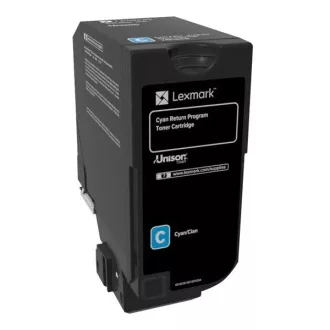 Lexmark 74C20C0 - toner, cyan (azurový) Lexmark 74C20C0 - toner, cyan (azurový)