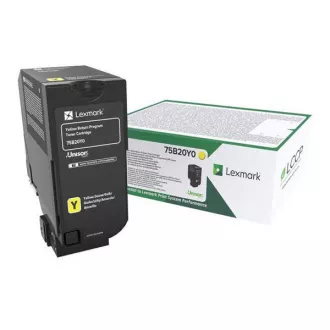 Lexmark 75B20Y0 - toner, yellow (žlutý)