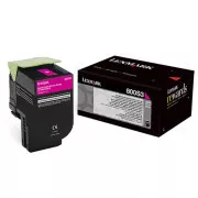 Lexmark 80C0S30 - toner, magenta (purpurový)