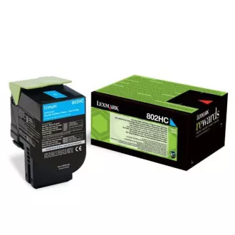 Lexmark 80C2HC0 - toner, cyan (azurový) Lexmark 80C2HC0 - toner, cyan (azurový)
