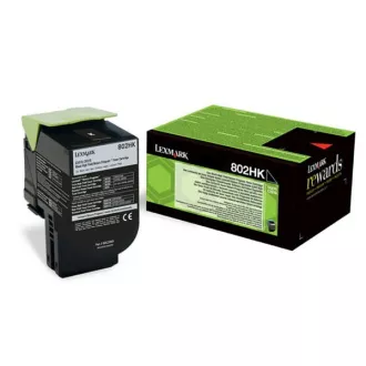 Lexmark 80C2HKE - toner, black (černý) Lexmark 80C2HKE - toner, black (černý)