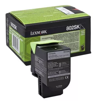 Lexmark 802S (80C2SK0) - toner, black (černý) Lexmark 802S (80C2SK0) - toner, black (černý)