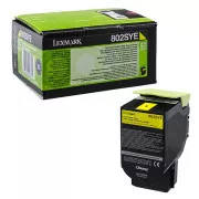 Lexmark 80C2SYE - toner, yellow (žlutý)