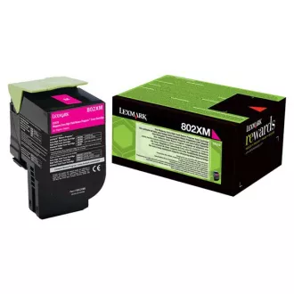 Lexmark 80C2XM0 - toner, magenta (purpurový) Lexmark 80C2XM0 - toner, magenta (purpurový)