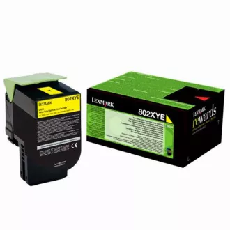 Lexmark 80C2XYE - toner, yellow (žlutý) Lexmark 80C2XYE - toner, yellow (žlutý)