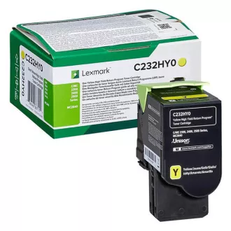 Lexmark C232HY0 - toner, yellow (žlutý) Lexmark C232HY0 - toner, yellow (žlutý)