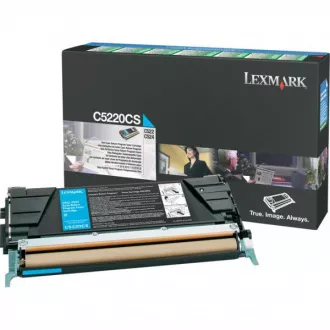 Lexmark C5220CS - toner, cyan (azurový)