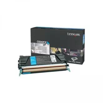 Lexmark C5342CX - toner, cyan (azurový) Lexmark C5342CX - toner, cyan (azurový)