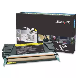 Lexmark C746 (C746A1YG) - toner, yellow (žlutý)