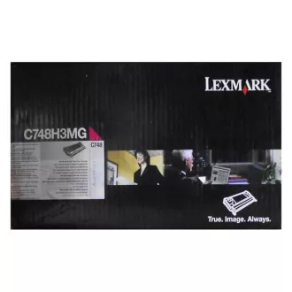 Lexmark C748H3MG - toner, magenta (purpurový) Lexmark C748H3MG - toner, magenta (purpurový)