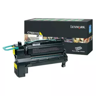 Lexmark C792X1YG - toner, yellow (žlutý) Lexmark C792X1YG - toner, yellow (žlutý)