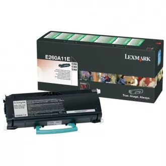Lexmark E260A11E - toner, black (černý)
