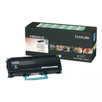 Lexmark X463X31G - toner, black (černý) Lexmark X463X31G - toner, black (černý)