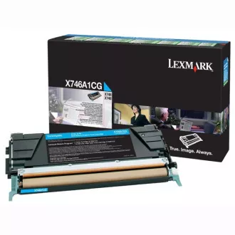 Lexmark X746A1CG - toner, cyan (azurový) Lexmark X746A1CG - toner, cyan (azurový)
