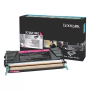Lexmark X746A1MG - toner, magenta (purpurový)