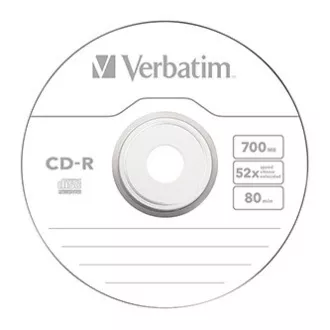 Verbatim CD-R, 43725, Extra Protection, 10-pack, 700MB, 52x, 80min., 12cm, bez možnosti potisku, wrap, pro archivaci dat Verbatim CD-R, 43725, Extra Protection, 10-pack, 700MB, 52x, 80min., 12cm, bez možnosti potisku, wrap, pro archivaci dat