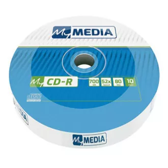 MyMedia CD-R, 69204, 10-pack, 700MB, 52x, 80min., 12cm, bez možnosti potisku, wrap, Standard, pro archivaci dat MyMedia CD-R, 69204, 10-pack, 700MB, 52x, 80min., 12cm, bez možnosti potisku, wrap, Standard, pro archivaci dat