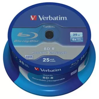Verbatim BD-R, Single Layer 25GB, spindle, 43837, 6x, 25-pack Verbatim BD-R, Single Layer 25GB, spindle, 43837, 6x, 25-pack