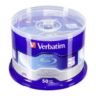 Verbatim BD-R, Single Layer 25GB, Blue Surface, Single Layer, spindle, 43838, 6x, 50-cake, No ID Verbatim BD-R, Single Layer 25GB, Blue Surface, Single Layer, spindle, 43838, 6x, 50-cake, No ID