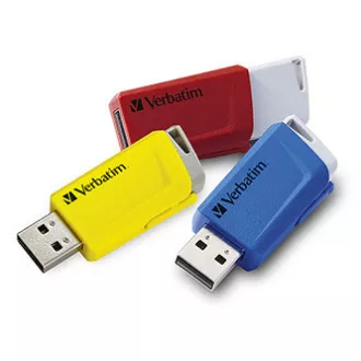 Verbatim USB flash disk, USB 3.0, 16GB, Store N Click, mix barev, 49306, USB A, s výsuvným konektorem, 3ks Verbatim USB flash disk, USB 3.0, 16GB, Store N Click, mix barev, 49306, USB A, s výsuvným konektorem, 3ks