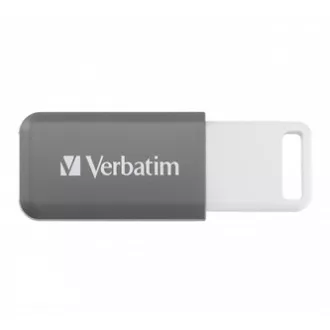 Verbatim USB flash disk, USB 2.0, 128GB, DataBar, šedý, 49456, pro archivaci dat Verbatim USB flash disk, USB 2.0, 128GB, DataBar, šedý, 49456, pro archivaci dat