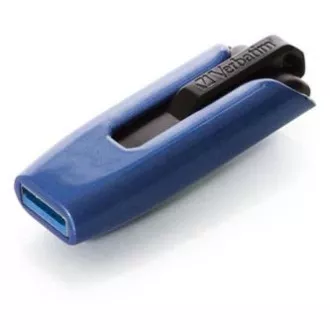 Verbatim USB flash disk, USB 3.0, 32GB, V3 MAX, Store N Go, modrý, 49806, USB A, s výsuvným konektorem