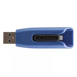 Verbatim USB flash disk, USB 3.0, 64GB, V3 MAX, Store N Go, modrý, 49807, USB A, s výsuvným konektorem Verbatim USB flash disk, USB 3.0, 64GB, V3 MAX, Store N Go, modrý, 49807, USB A, s výsuvným konektorem