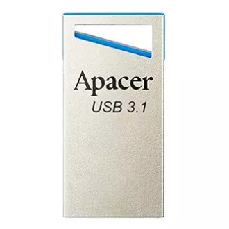 Apacer USB flash disk, USB 3.0, 128GB, AH155, stříbrný, AP128GAH155U-1, USB A, s poutkem Apacer USB flash disk, USB 3.0, 128GB, AH155, stříbrný, AP128GAH155U-1, USB A, s poutkem