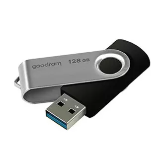 Goodram USB flash disk, USB 3.0, 128GB, UTS3, černý, UTS3-1280K0R11, USB A, s otočnou krytkou Goodram USB flash disk, USB 3.0, 128GB, UTS3, černý, UTS3-1280K0R11, USB A, s otočnou krytkou