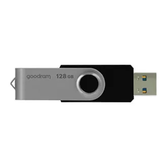 Goodram USB flash disk, USB 3.0, 128GB, UTS3, černý, UTS3-1280K0R11, USB A, s otočnou krytkou Goodram USB flash disk, USB 3.0, 128GB, UTS3, černý, UTS3-1280K0R11, USB A, s otočnou krytkou