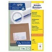 Avery Zweckform etikety 105mm x 74mm, A4, bílé, 8 etiket, baleno po 100 ks, 3427, pro laserové a inkoustové tiskárny, kopírky